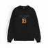 Balmain Towel Embroidered Black Sweatshirt